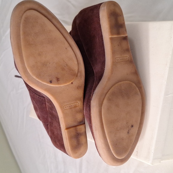 Coach Cassy Ankle Bootie Brown Suede - Picture 6 of 10